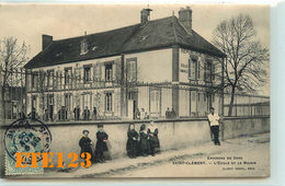 Environs De Sens - Saint Clément - L'école Et La Mairie - Enfants écoliers - 89 Yonne - Saint Clement