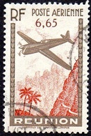 Réunion Obl. N° PA  3 - Avion Survolant L'île - Luftpost