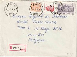 MIL. POST : RECO Bf Met PZ (B) 92 Fr.  "POST. 5 / B  B / 22.10.85 /  4090"  Met Reco Griffe "POST. 5" - Lettres & Documents