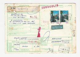 Bulletin D'Expedition * Belgium * 1991 * Auvelais To Vila Nova De Gaia (Portugal) - Documents Of Postal Services