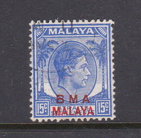 Malaya B.M.A  SG 11 1945 British Military Administration,1cc Bright Ultramarine,used - Malaya (British Military Administration)