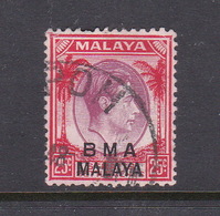 Malaya B.M.A  SG 13 1945 British Military Administration,25c Dull Purple And Scarlet - Malaya (British Military Administration)