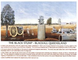 (200) Australia - (with Stamp Ast Back Of Card) - QLD - Blackhall Stump - Far North Queensland