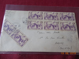 Lettre De 1945 En Provenance De Mauritanie A Destination D Angers. - Storia Postale