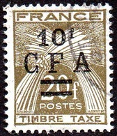 Réunion Obl. N° Taxe 42 - Gerbes De Blé - Postage Due