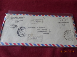 Lettre Du Caire (Egypte) A Destination De Munich (Allemagne) 1967 - Briefe U. Dokumente