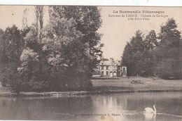 Cp , 61 , LAIGLE , Environs , Château De Corboyer Avec Pièce D'Eau - L'Aigle