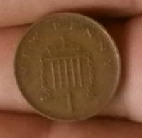 1 NEW PENNY,1974 - Collections