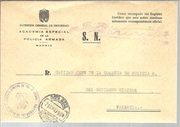 ACADEMIA ESPECIAL POLICIA ARMADA 1976 - Militaire Vrijstelling Van Portkosten