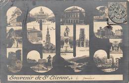 42-SAINT-ETIENNE- SOUVENIR  - MULTIVUES - Saint Etienne