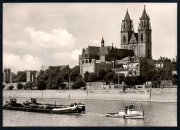 B6035 - Schlepper Lastkahn - Elbeschifffahrt - Schifffahrt Magdeburg - Tugboats