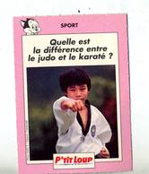 Fiche P'tit Loup Judo Karaté - Sports