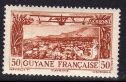 Guyane P.A.  N° 20 XX  Vue De Cayenne, Sans "RF"  : 50 C. Brun-jaune Sans Charnière TB - Other & Unclassified