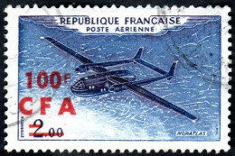 Réunion Obl. N° PA 58 - Avion Noratlas. Surcharge 100f CFA Sur 2f00 - Aéreo