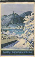 Reichsbahn-Kalender 1937 - Vollständiges Exemplar - Gebrauchsspuren - Karton Auf Der Rückseite Fehlt - Angestaubt - Big : 1921-40