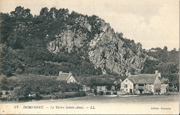 Delcampe - 4  Cpa De  DOMFRONT   ( 61 )  Le Tertre Sainte-Anne .La Route De Ronde Et L'Ancien Pont-Levis, Caserne Laharpe - Domfront