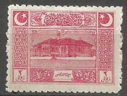 Turkey - 1922  Parliament House 3k (thick Paper) MH *     Mi 792p  Sc AS103p - Unused Stamps