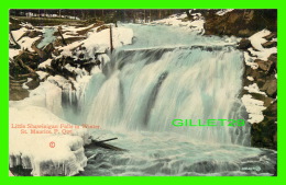 SHAWINIGAN, QUÉBEC - LITTLE SHAWINIGAN FALLS IN WINTER - ST MAURICE - WRITTEN IN 1909 - E. P. CHARLTON & CO LTD - - Trois-Rivières