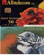 ALBANIA. ALB-65. Flower And Bee. 04-2001. (065) - Albanien