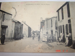 C.P.A.- Bourgneuf En Retz (44) - Rue De L'Eglise - 1910 - TTB (AO 28) - Bourgneuf-en-Retz