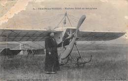 Thaon Les Vosges    88     Mme Delait En Aéroplane        ( Défaut Voir Scan) - Thaon Les Vosges