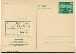 DDR P79-11-81 C146 Postkarte ZUDRUCK Esperanto Ludwig Renn Karl-Marx-Stadt 1981 - Cartes Postales Privées - Neuves