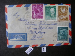 AUSTRIA - LETTER SENT FROM GRAZ TO BRAZIL IN 1959 IN THE STATE - 1945-60 Storia Postale