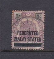 Malaysia-Federated Malay States, SG 3 1897 3c Brown,mint Hinged - Malaya (British Military Administration)