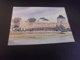 Delcampe - AQUARELLE DE BERNARD FAUCHARD ... - Montaigu