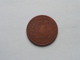 1839 - 10 Reis / KM 409 ( Uncleaned - For Grade, Please See Photo ) ! - Portugal