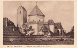 Cp , 68 , OTTMARSHEIM , L'Église Octogonale (XIe S.) - Ottmarsheim