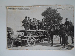 Cartes Postale La Grande Guerre 1914-15  Saint-Dié  Avant L'occupation Allemande  Au Col De Saales  Déserteurs Allemands - War 1914-18