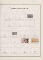 BELGIQUE Chemins De Fer 1892:   Page L1,  Oblitérés,  TTB - Oblitérés