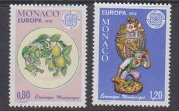 Europa Cept 1976 Monaco 2v ** Mnh (40183A) - 1976