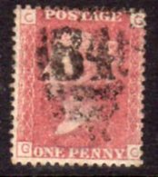 Great Britain GB QV 1858-79 1d Plate 160, Corner Letters GC, Used, SG 43-4 - Gebruikt