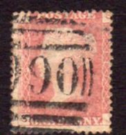 Great Britain GB QV 1858-79 1d Plate 167, Corner Letters SJ, Used, SG 43-4 - Gebraucht