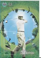 ARGENTINA 2008, SPORT IDOLS ROBERTO DE VICENZO GOLF PLAYER SPORTS SOUVENIR SHEET MNH VF - Nuovi