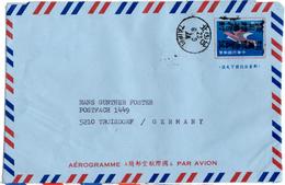 Aerogramme De Taipei (06.09.1974) Pour Troisdorf - Storia Postale