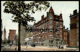 ALTE POSTKARTE PHILADELPHIA SOUTH BROAD STREET LOOKING NORTH Pennsylvania USA America Ansichtskarte AK Postcard Cpa - Philadelphia