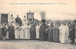 44-NANTES-JUILLET AOUT 1910- FÊTES DE LA BRETAGNE A TRAVERS LES AGES- FÊTE DRUIDIQUE - Nantes