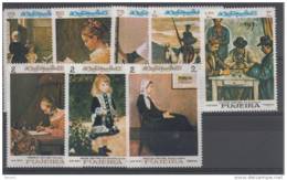 FUJEIRA TABLEAUX/PAINTING, IMPRESSIONNISTES - Yvert N° 73+PA 14 ** MNH - Impresionismo
