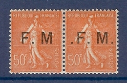 FM N° 6a TENANT A N° 6b TTB * - Timbres De Franchise Militaire