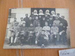 Carte Photo Militaires Militaria Hospices D'Yron 1915 Groupes Militaires Soeurs TBE - Weltkrieg 1914-18