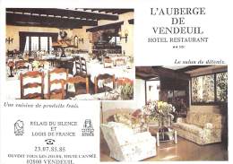 02 - VENDEUIL : L'AUBERGE De VENDEUIL Hotel Restaurant ( Logis De France ) CPSM CPM GF - Aisne - Otros & Sin Clasificación