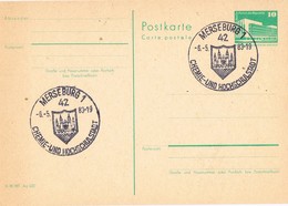 29670. Tarjeta Entero Postal MERSEBURG (Alemania Berlin) 1983. Chemie, Quimica - Postkaarten - Gebruikt