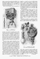 SUSPENSION R.BARON Pour LAMPES ELECTRIQUES à ARC    1909 - Other & Unclassified