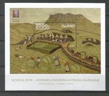 Island   2018 , NORDIA 2018 - Block - Postfrisch / MNH / (**) - Ungebraucht