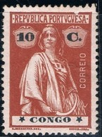 Congo, 1914, # 108, Fenda De Cunho, MH - Congo Portugais