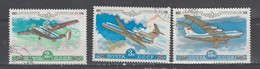 Russie   1979  Aérien  N° 138 à 140  Oblitéré  . - Gebraucht