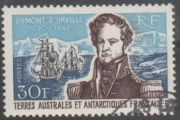 TERRES AUSTRALES Et ANTARCTIQUES Fçaises  Amiral DUMONT D'URVILLE, Officier De Marine Et Explorateur Français (astrobale - Usados